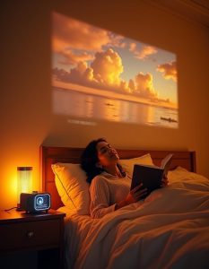 מקרן לחדר שינה