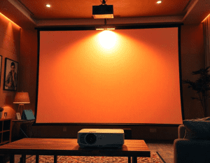 מסך מקרן חשמלי