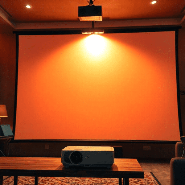 מסך מקרן חשמלי