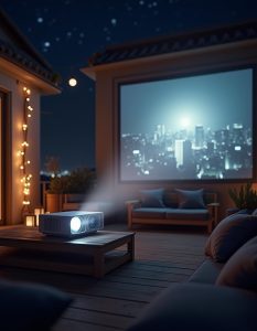 מקרן למרפסת